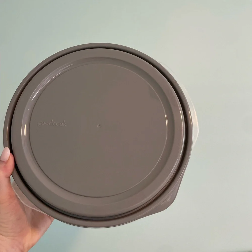 Gray Plastic Food Storage Container